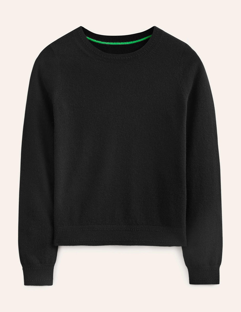 Eva Cashmere V - Neck Sweater - Black