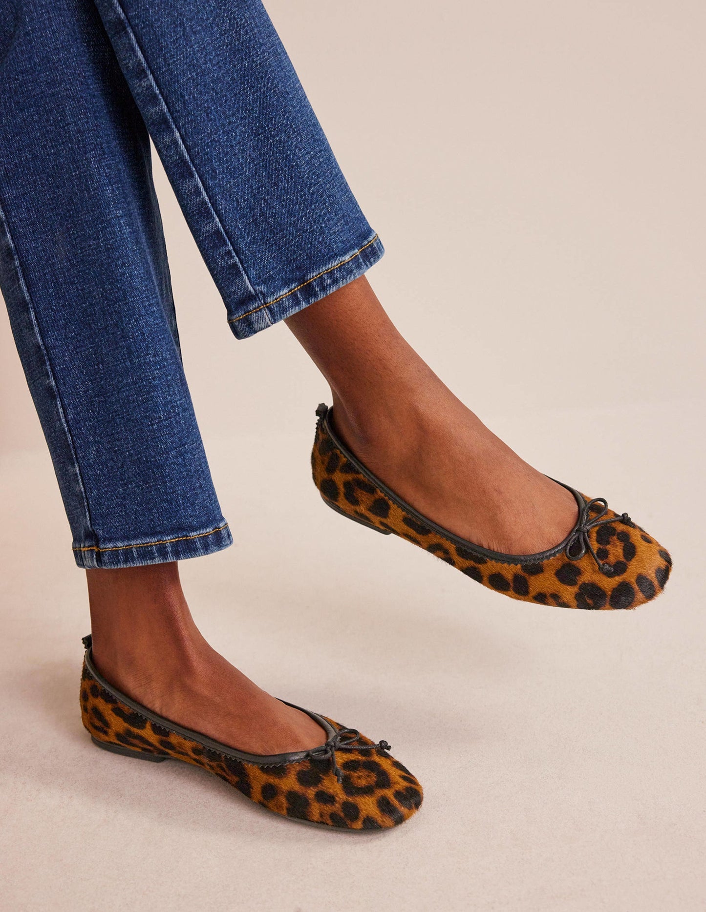 Kitty Flexi Sole Ballet Flats - Leopard