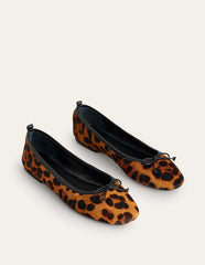 Kitty Flexi Sole Ballet Flats - Leopard