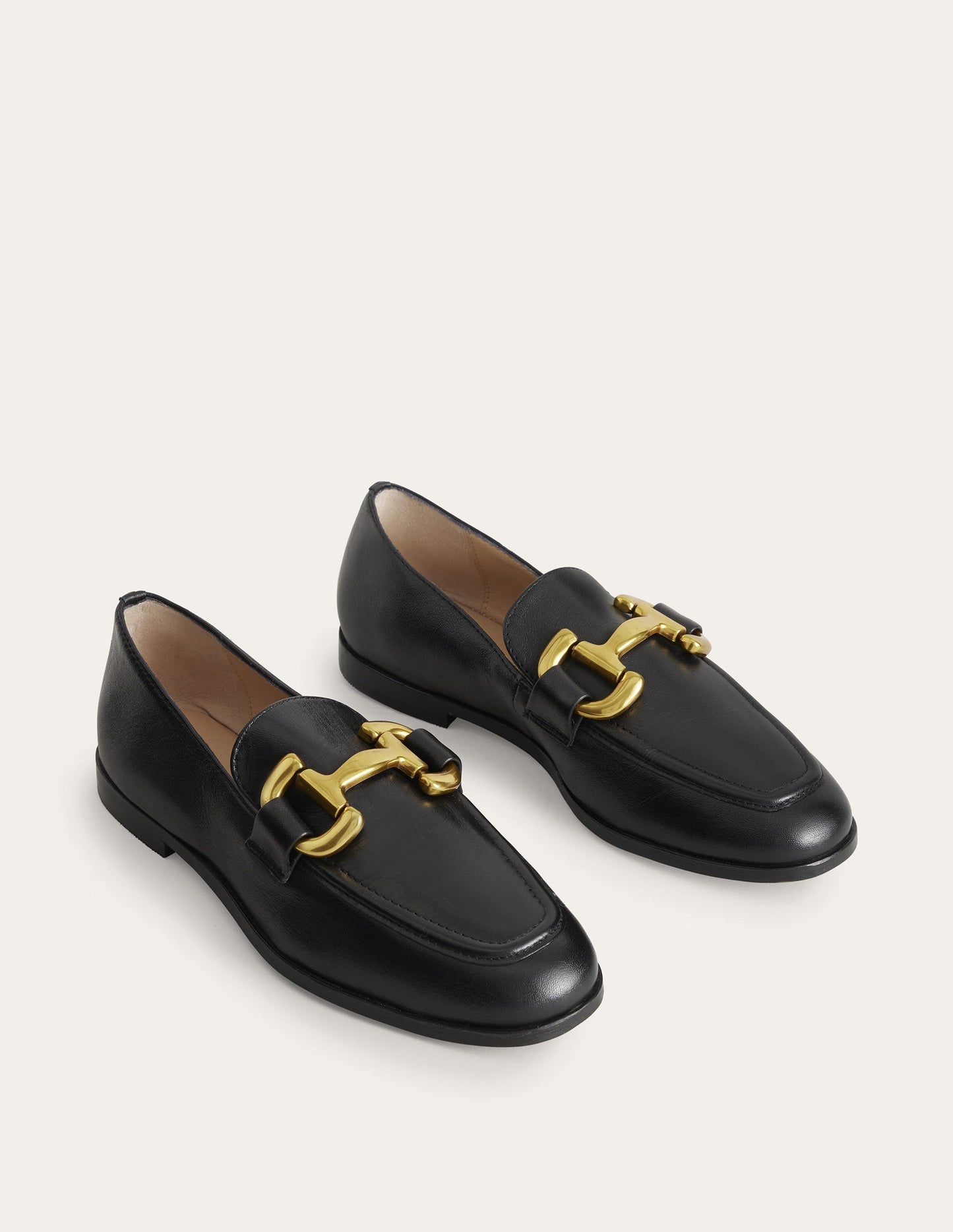 Iris Snaffle Loafers - Black