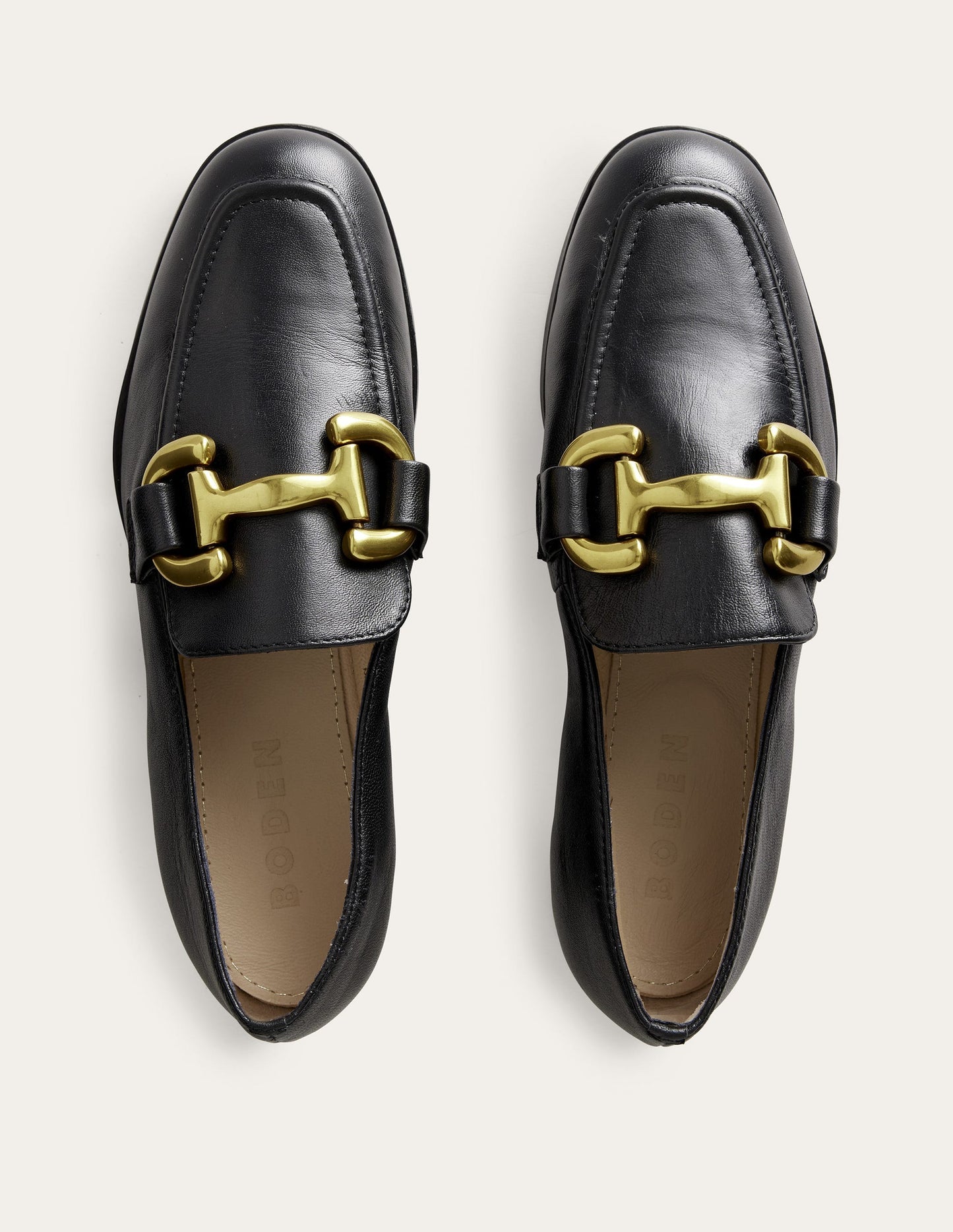 Iris Snaffle Loafers - Black