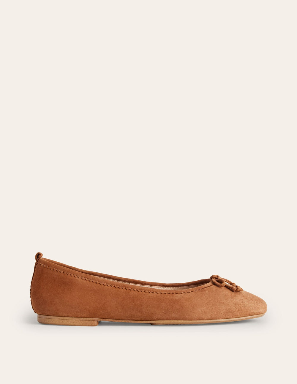 Kitty Flexi Sole Ballet Flats - Ginger Snap Suede