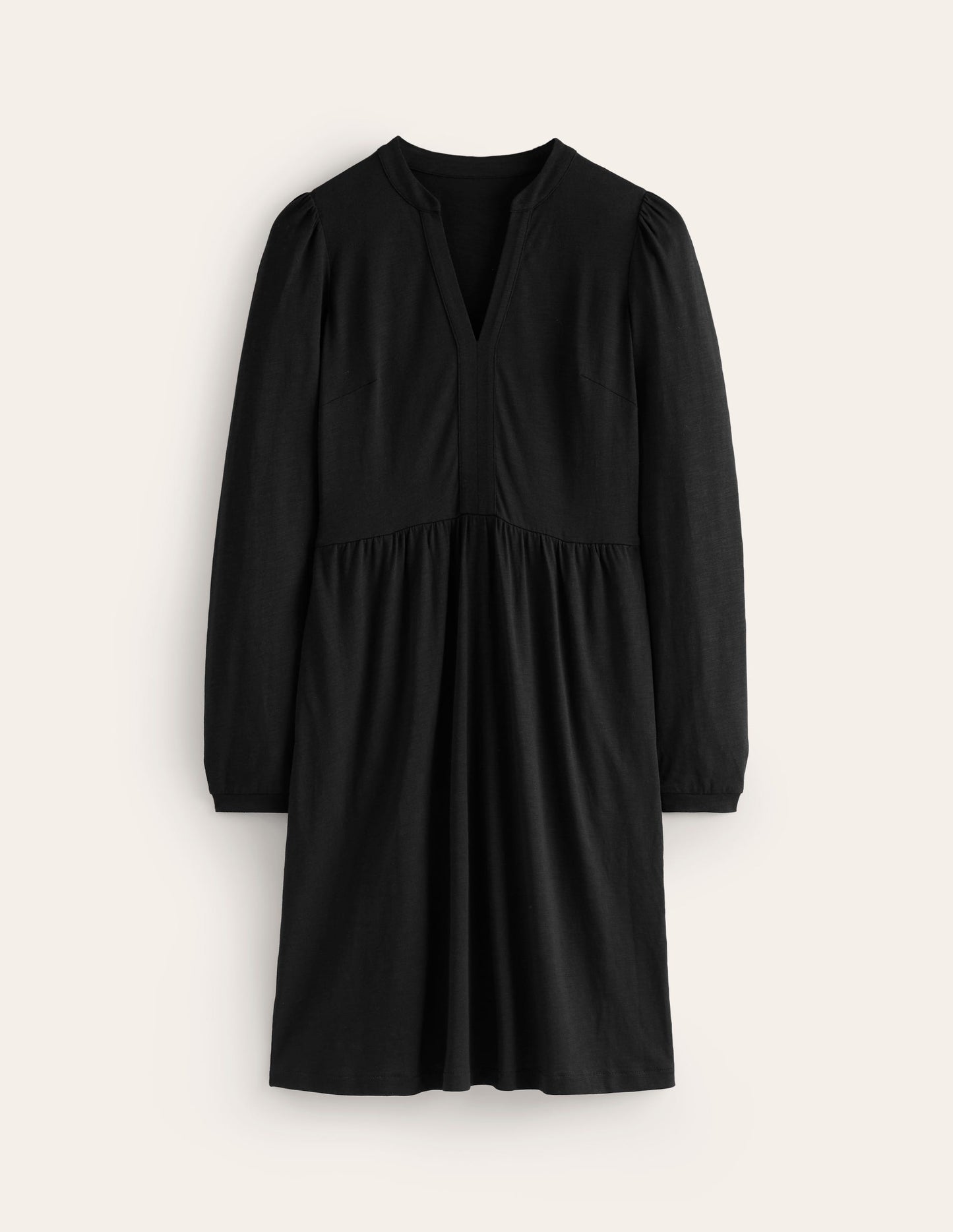 Naomi Relaxed Jersey Dress - Black