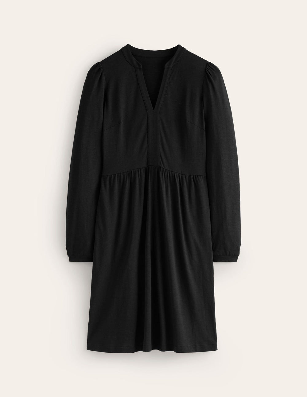Naomi Relaxed Jersey Dress - Black