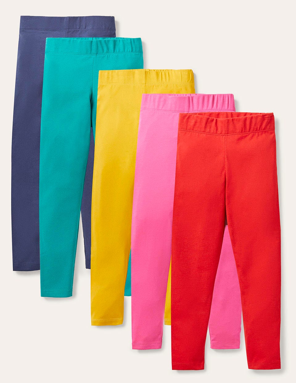 5 - pack Leggings - Multi Rainbow