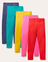 5 - pack Leggings - Multi Rainbow