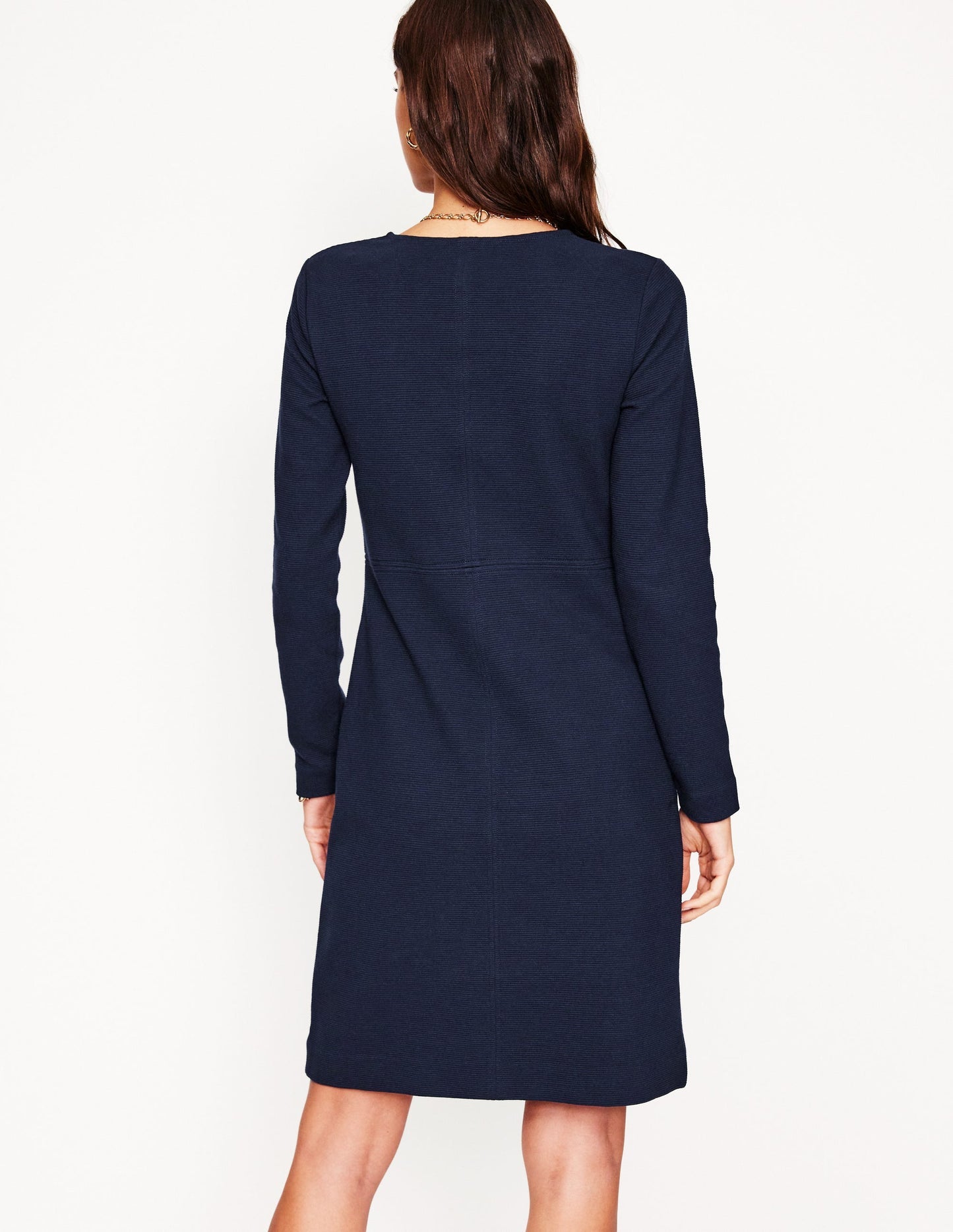 Cornelia Ottoman Dress - Navy