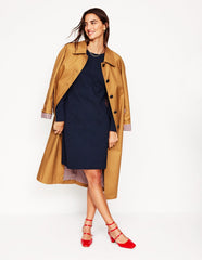 Cornelia Ottoman Dress - Navy