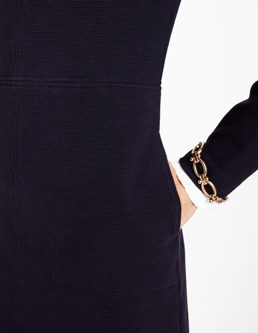Cornelia Ottoman Dress - Black
