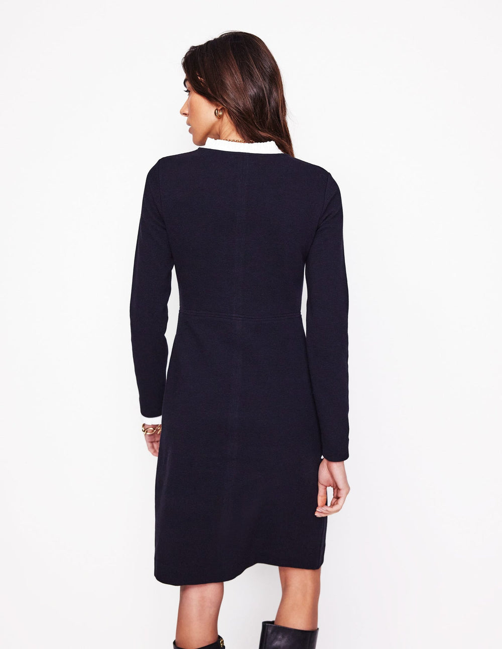 Cornelia Ottoman Dress - Black
