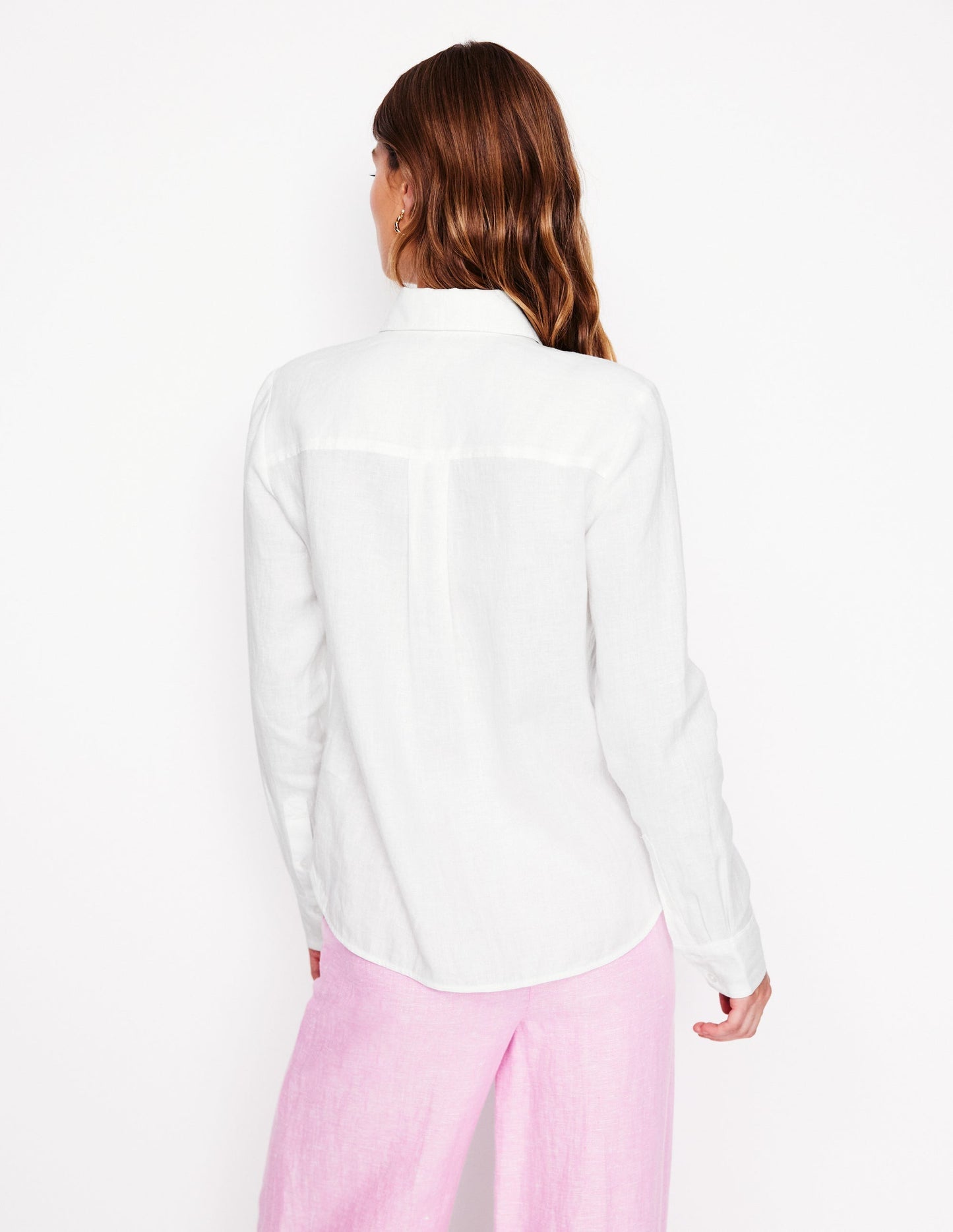 Sienna Linen Shirt - White