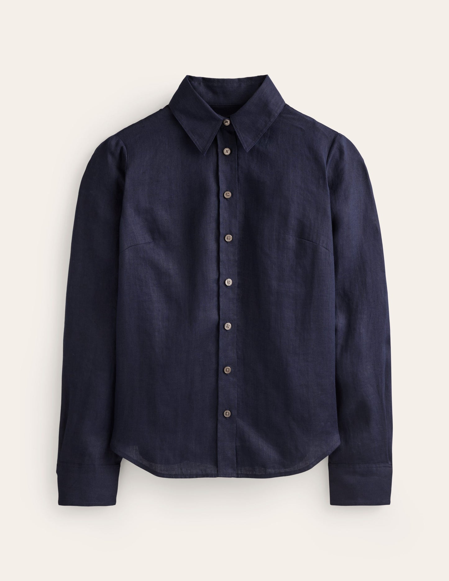 Sienna Linen Shirt - Navy