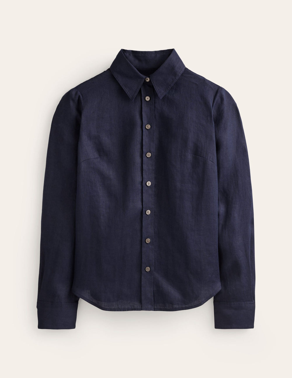Sienna Linen Shirt - Navy