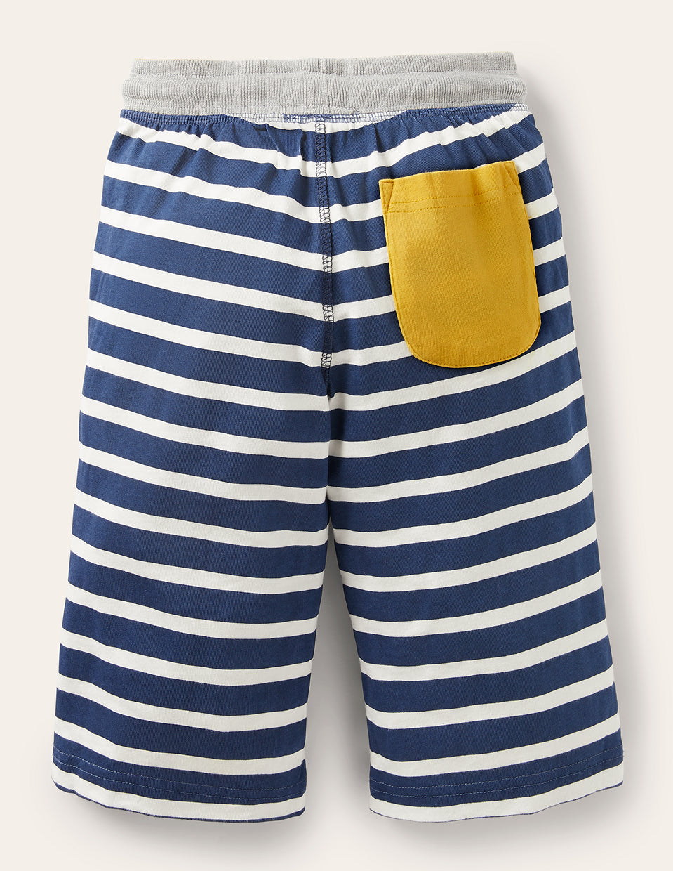 Jersey Baggies - College Navy and Ivory