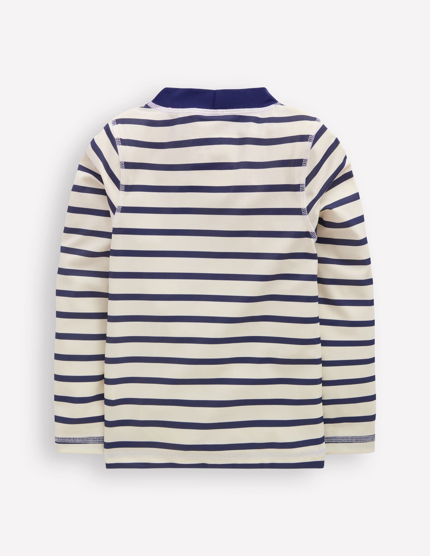 Sun Safe Breton Rash Vest - College Navy/ Ivory Stripe