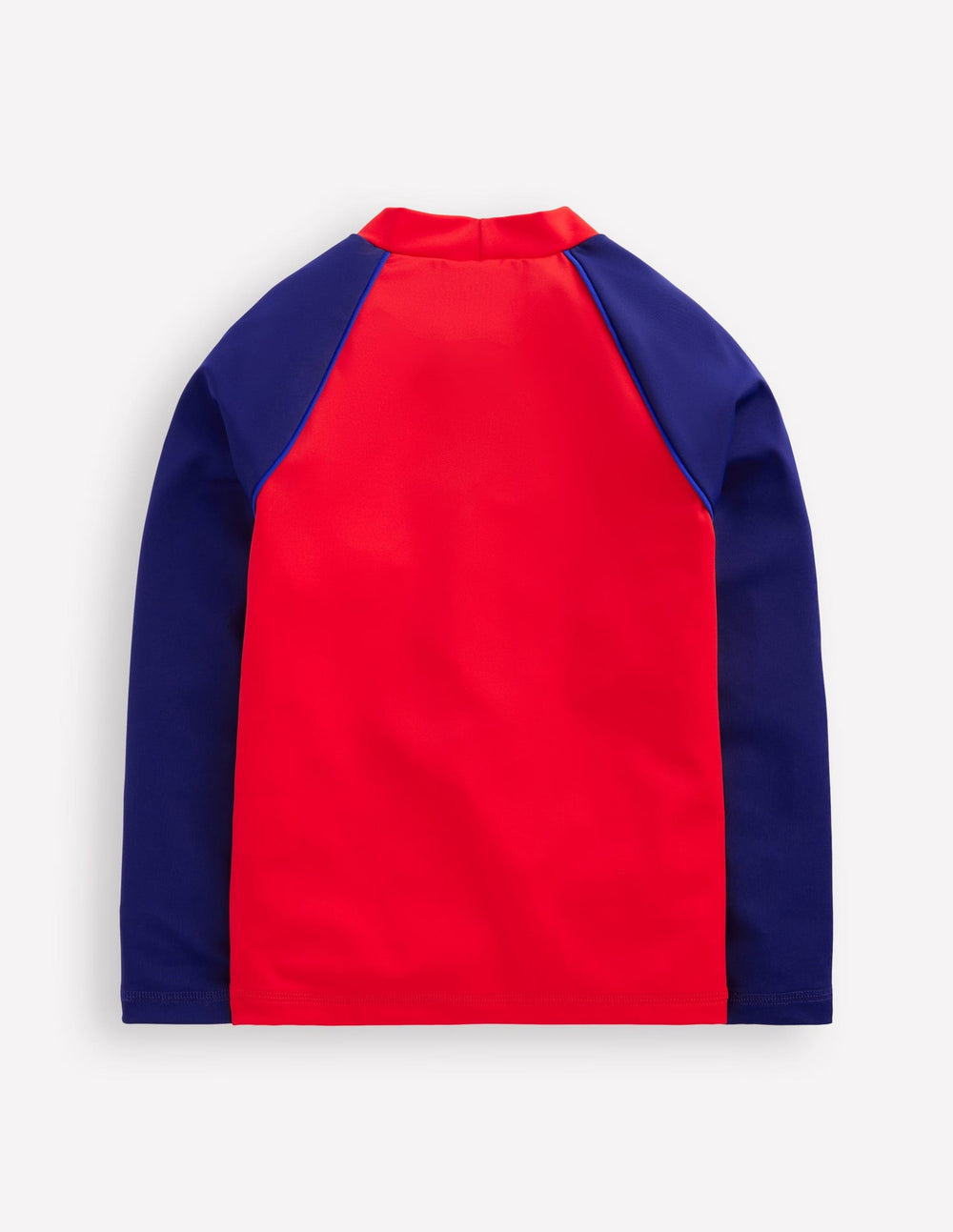 Colour Block Rash Vest - Poppy Red