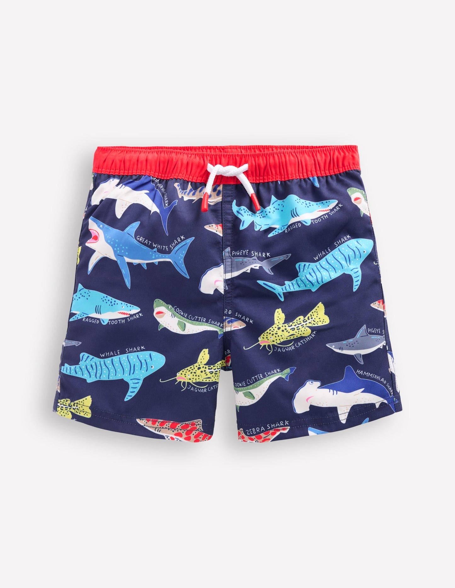 Swim Shorts - College Navy Sharks