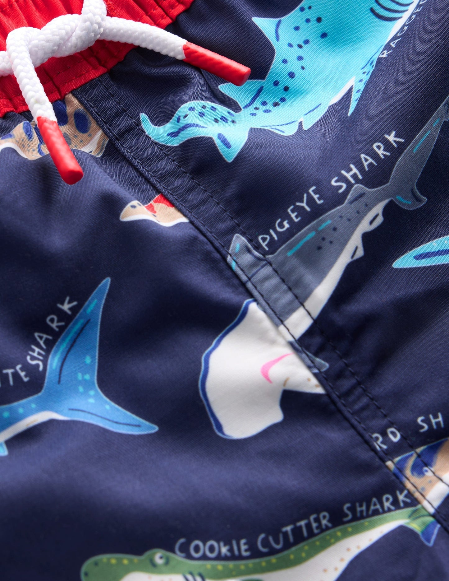 Swim Shorts - College Navy Sharks