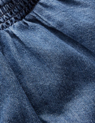 Pull - On Shorts - Mid Vintage Blue