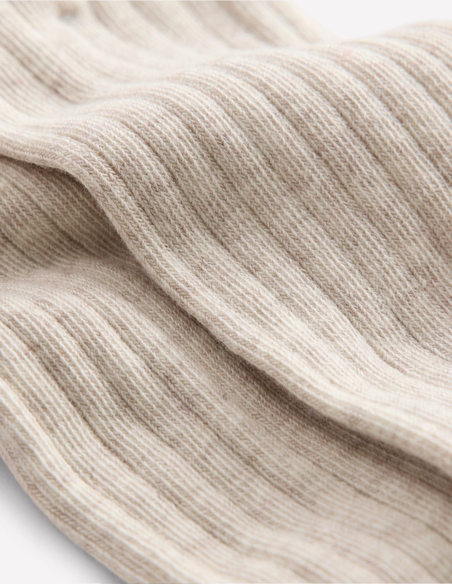 Baby Ribbed Tights - Oatmeal
