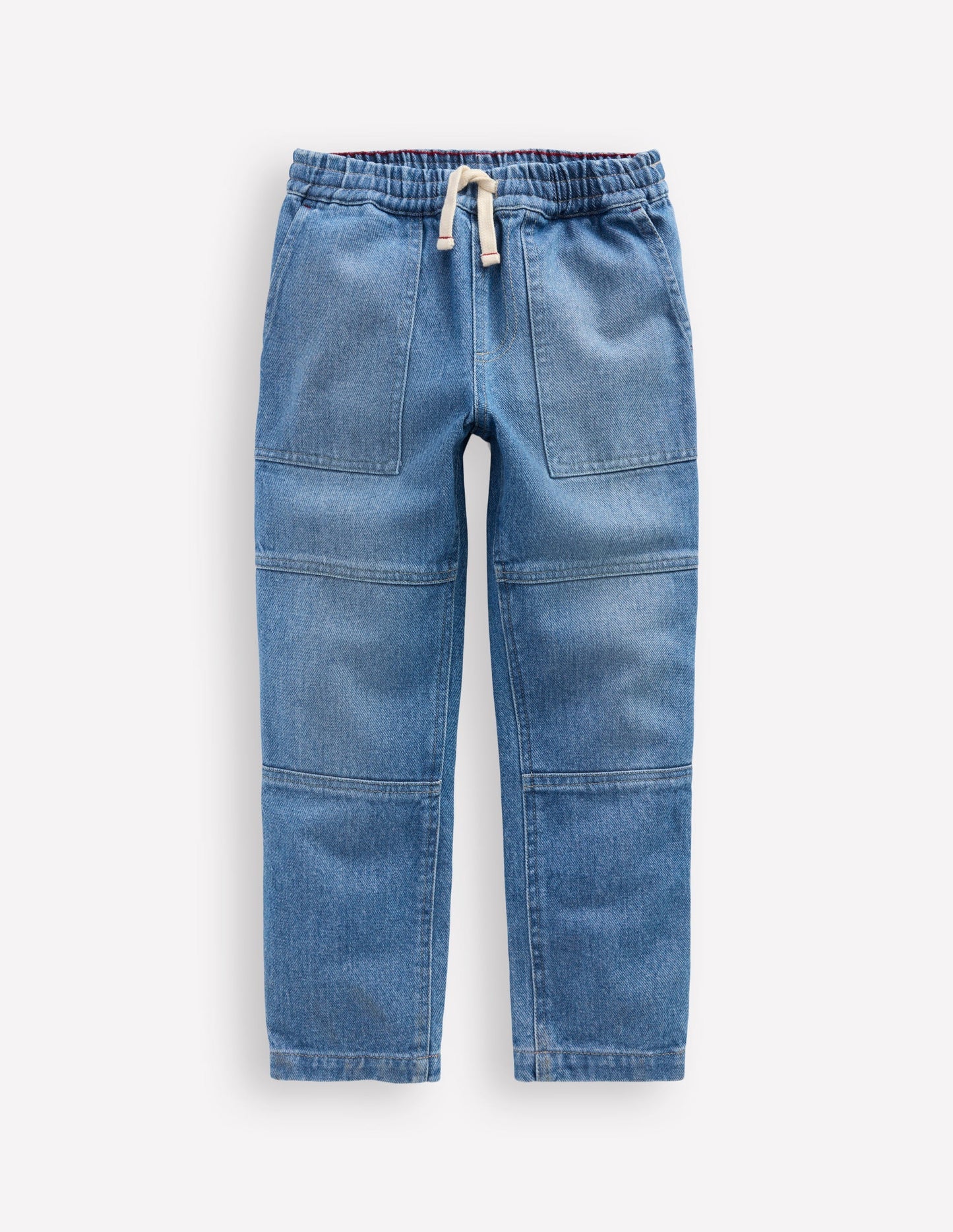 Warrior Knee Jeans - Mid Blue Wash