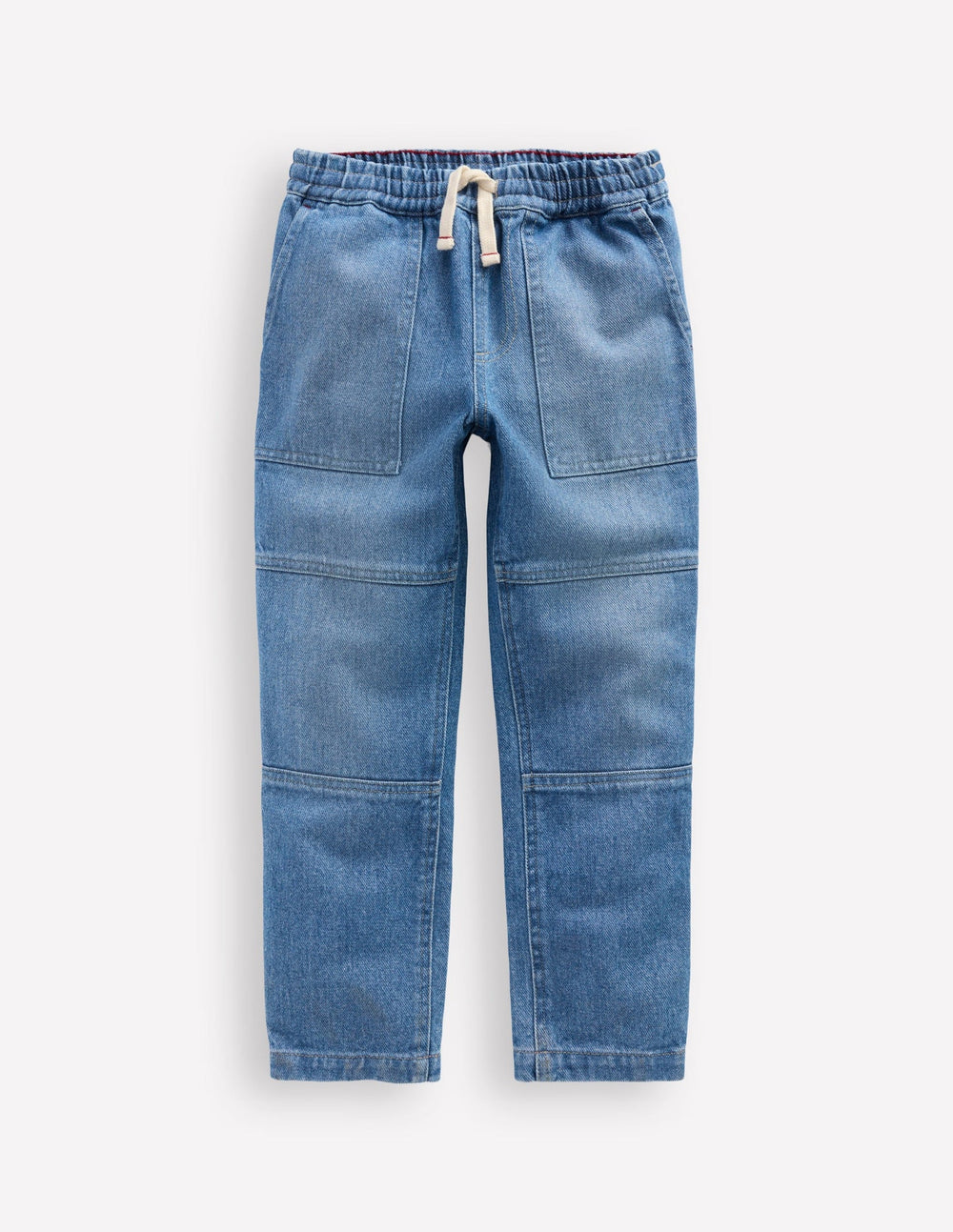 Warrior Knee Jeans - Mid Blue Wash