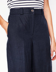 Westbourne Linen Pants - Navy