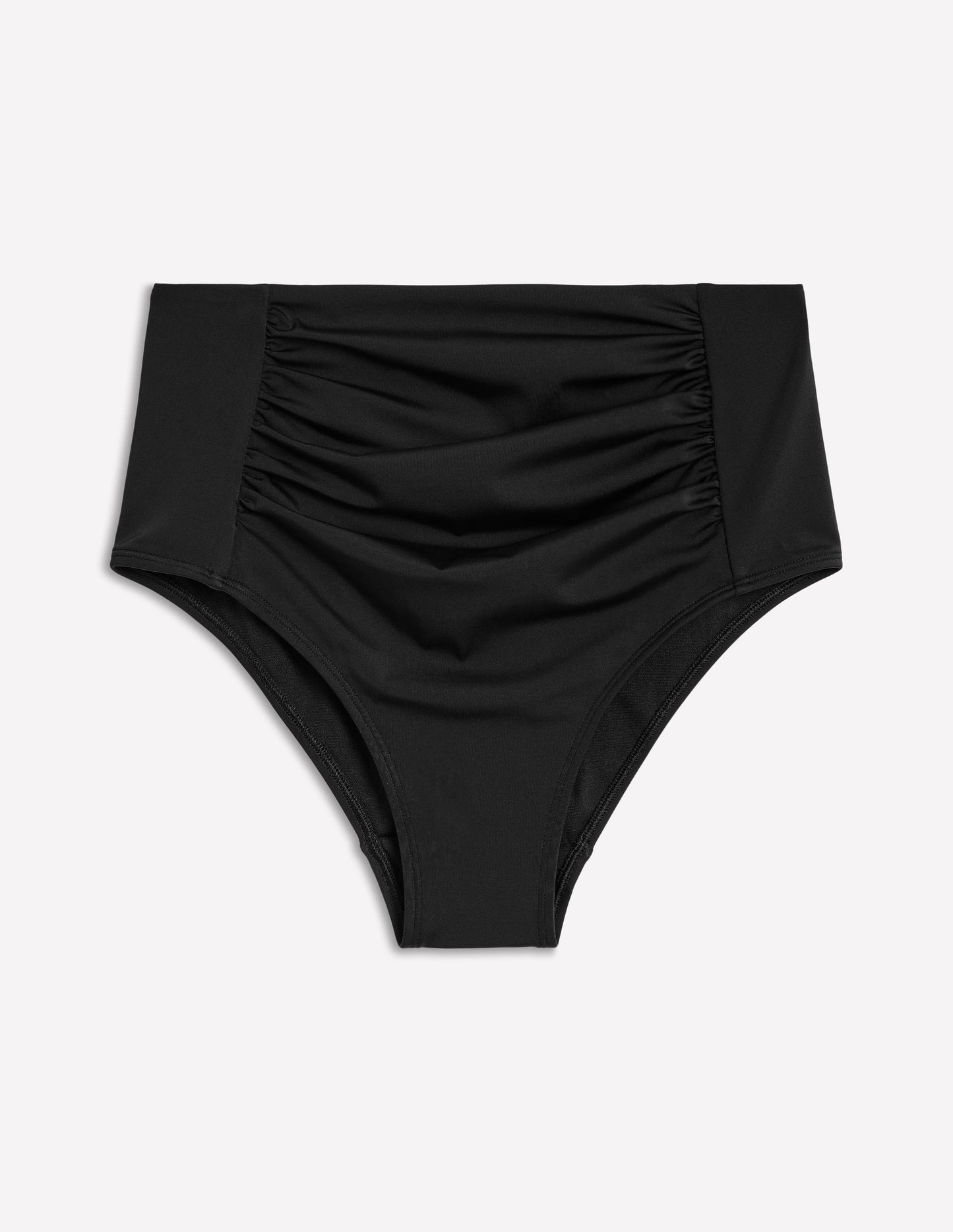 Kythira Ruched Bikini Bottoms - Black