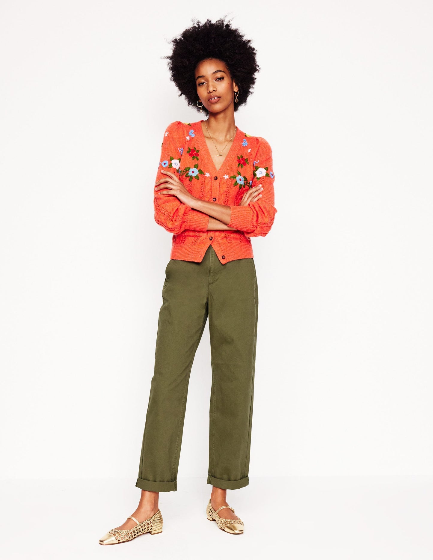 Barnsbury Chino Pants - Woodland Green