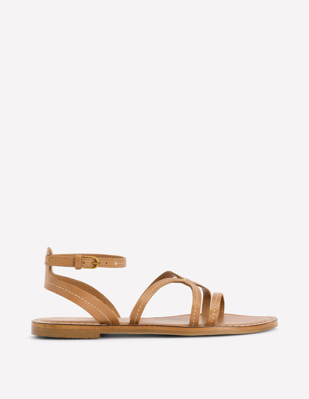 Casual Flat Sandal - Tan