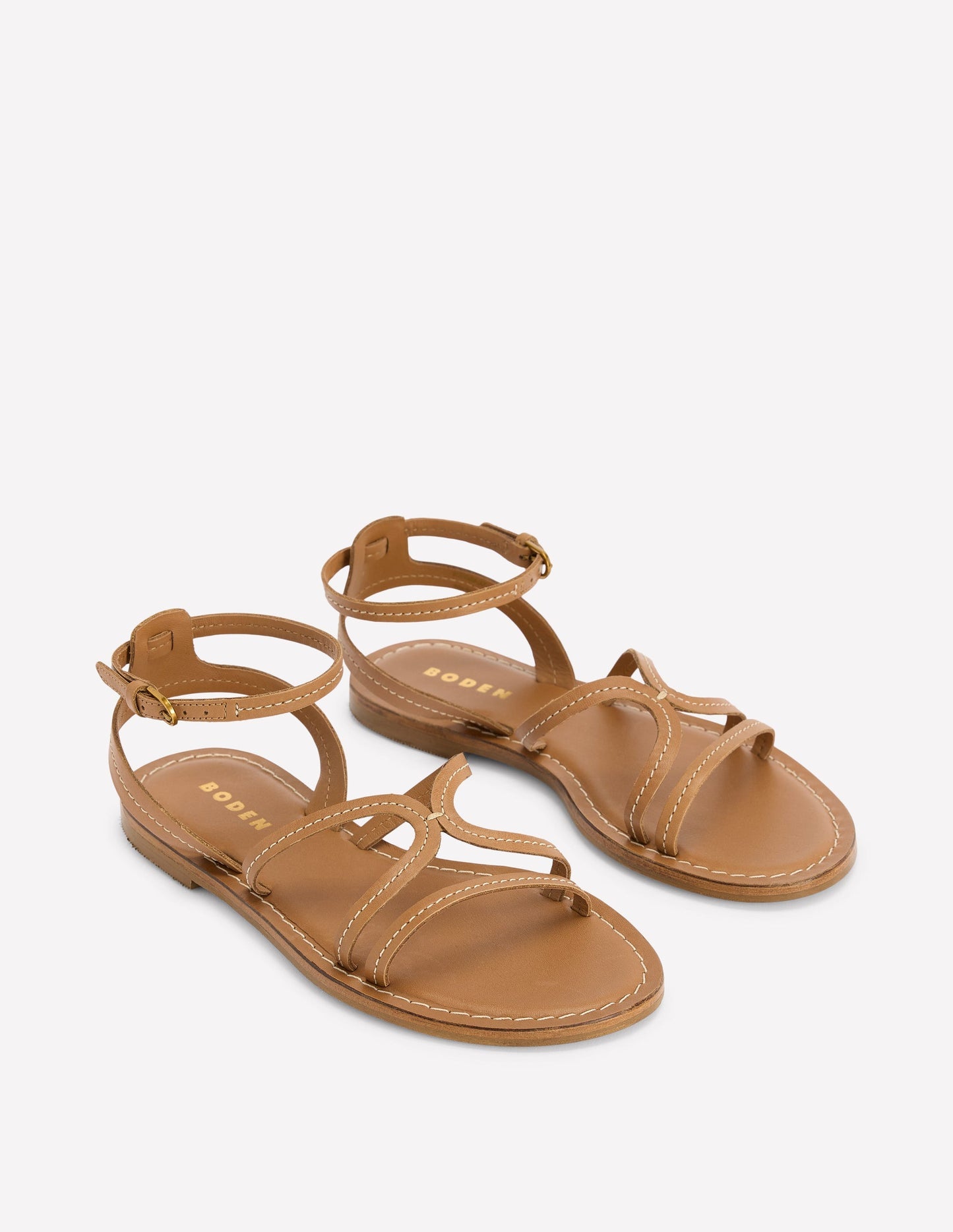 Casual Flat Sandal - Tan