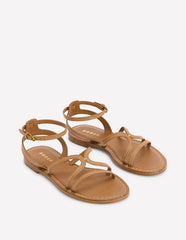 Casual Flat Sandal - Tan