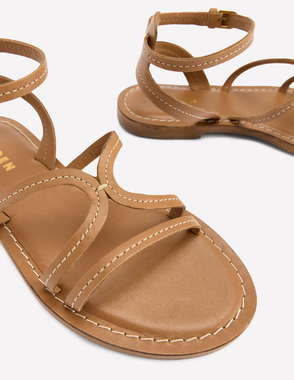 Casual Flat Sandal - Tan