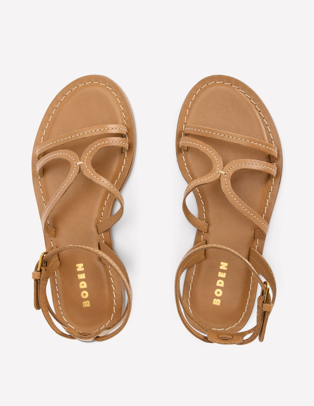 Casual Flat Sandal - Tan