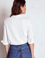 Amy Jersey Shirt - White