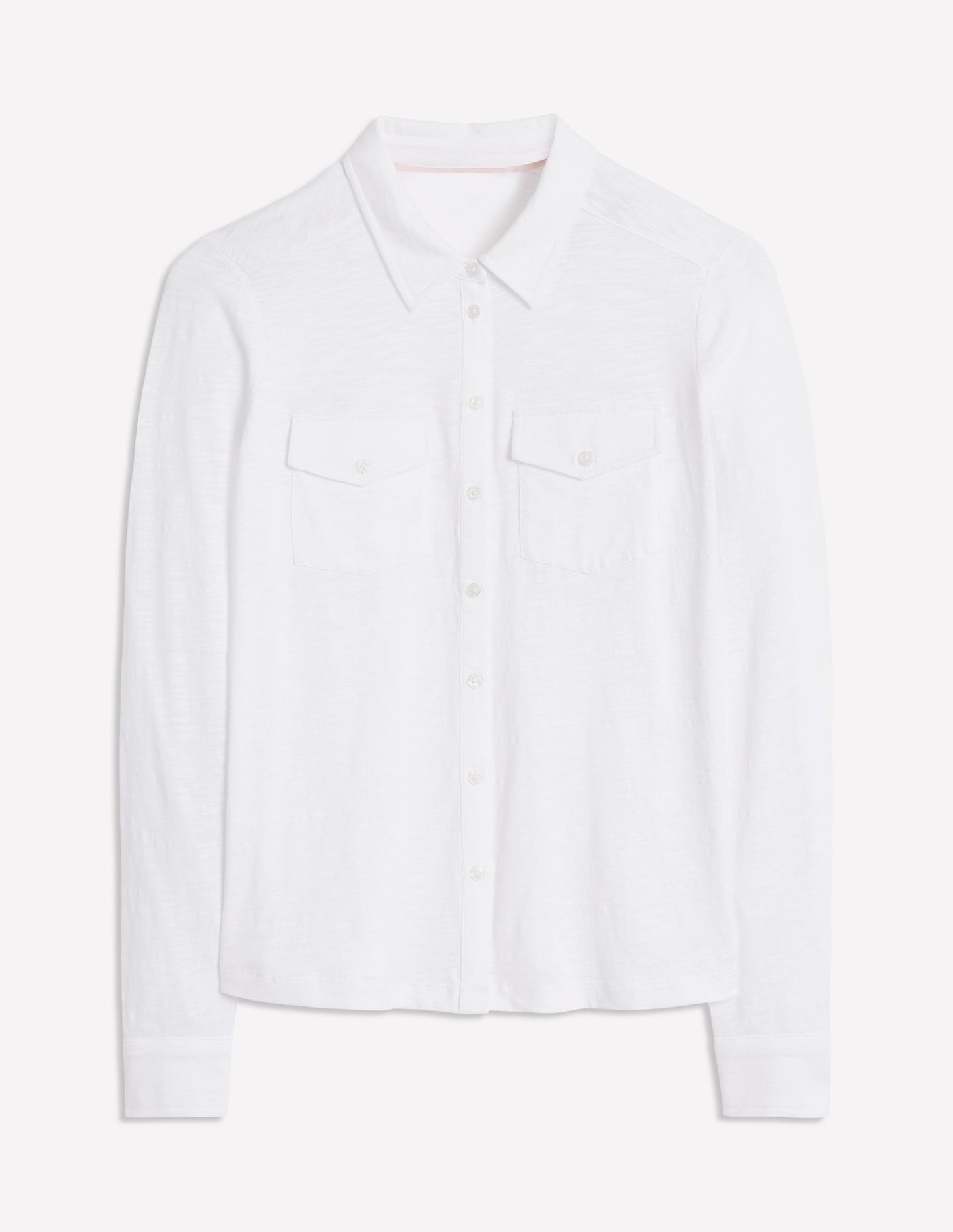 Amy Jersey Shirt - White