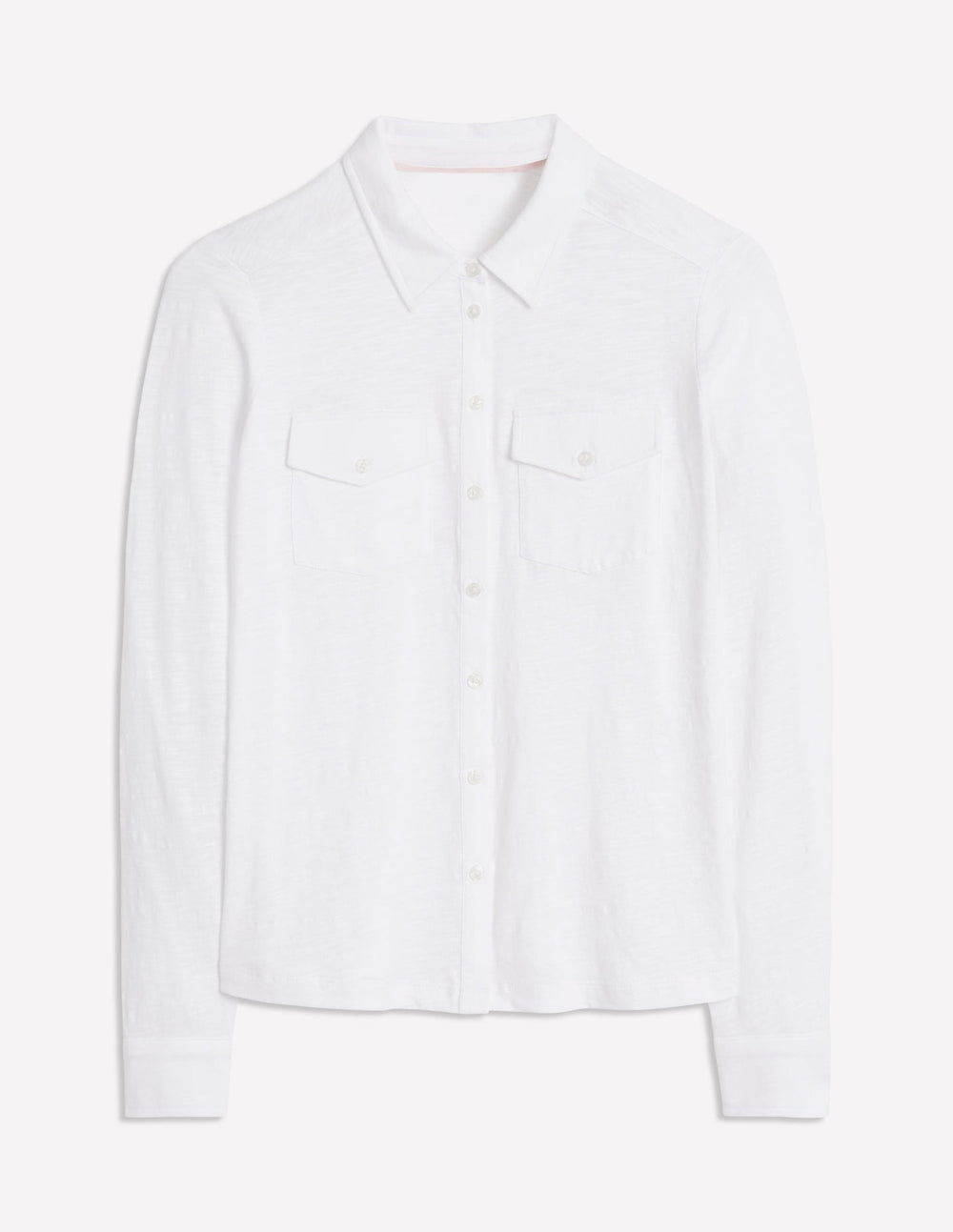 Amy Jersey Shirt - White