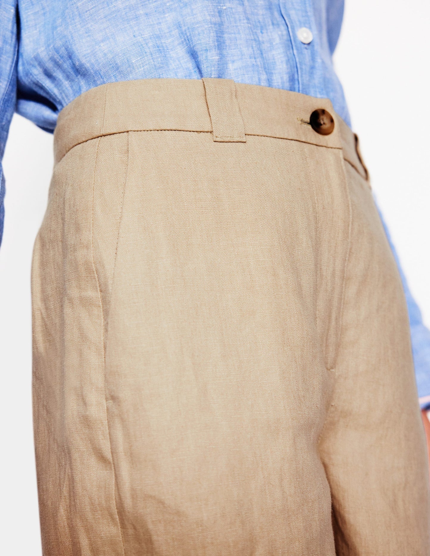 Westbourne Linen Shorts - Oatmeal