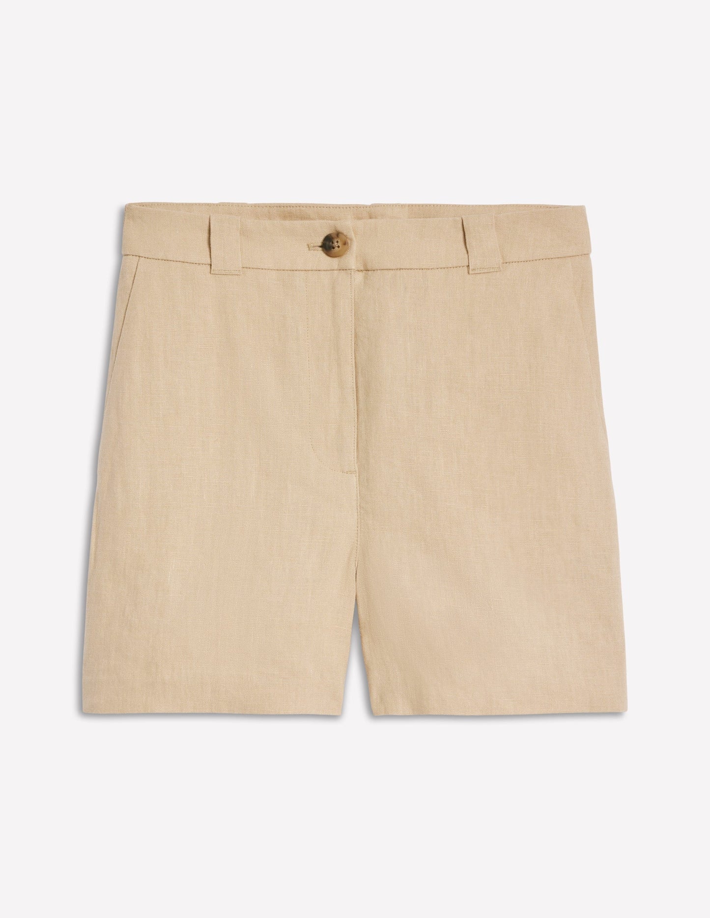 Westbourne Linen Shorts - Oatmeal