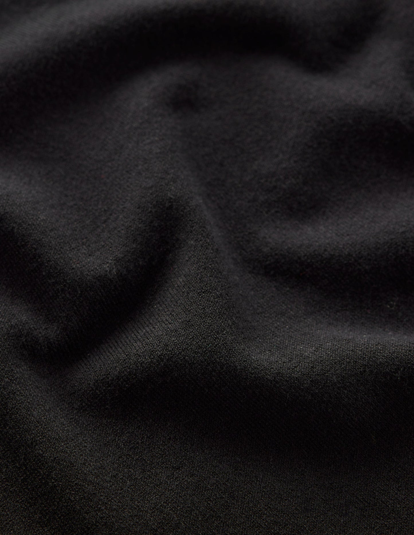 Emilia Cotton Crew Sweater - Black