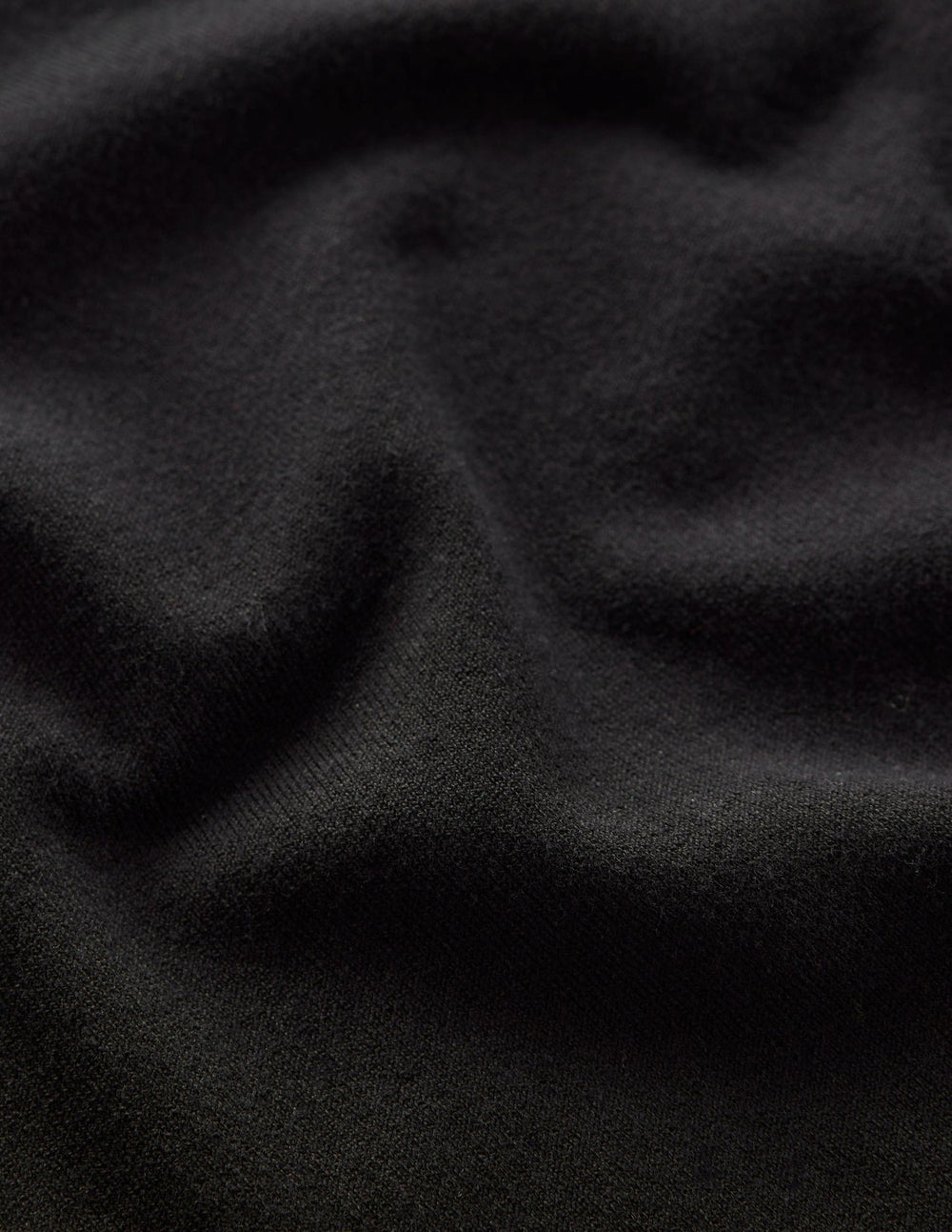 Emilia Cotton Crew Sweater - Black
