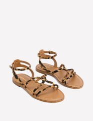 Casual Flat Sandal - Leopard