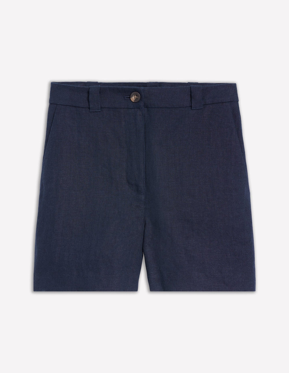 Westbourne Linen Shorts - Navy