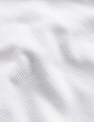 Short Sleeve Ribbed T-shirt - White