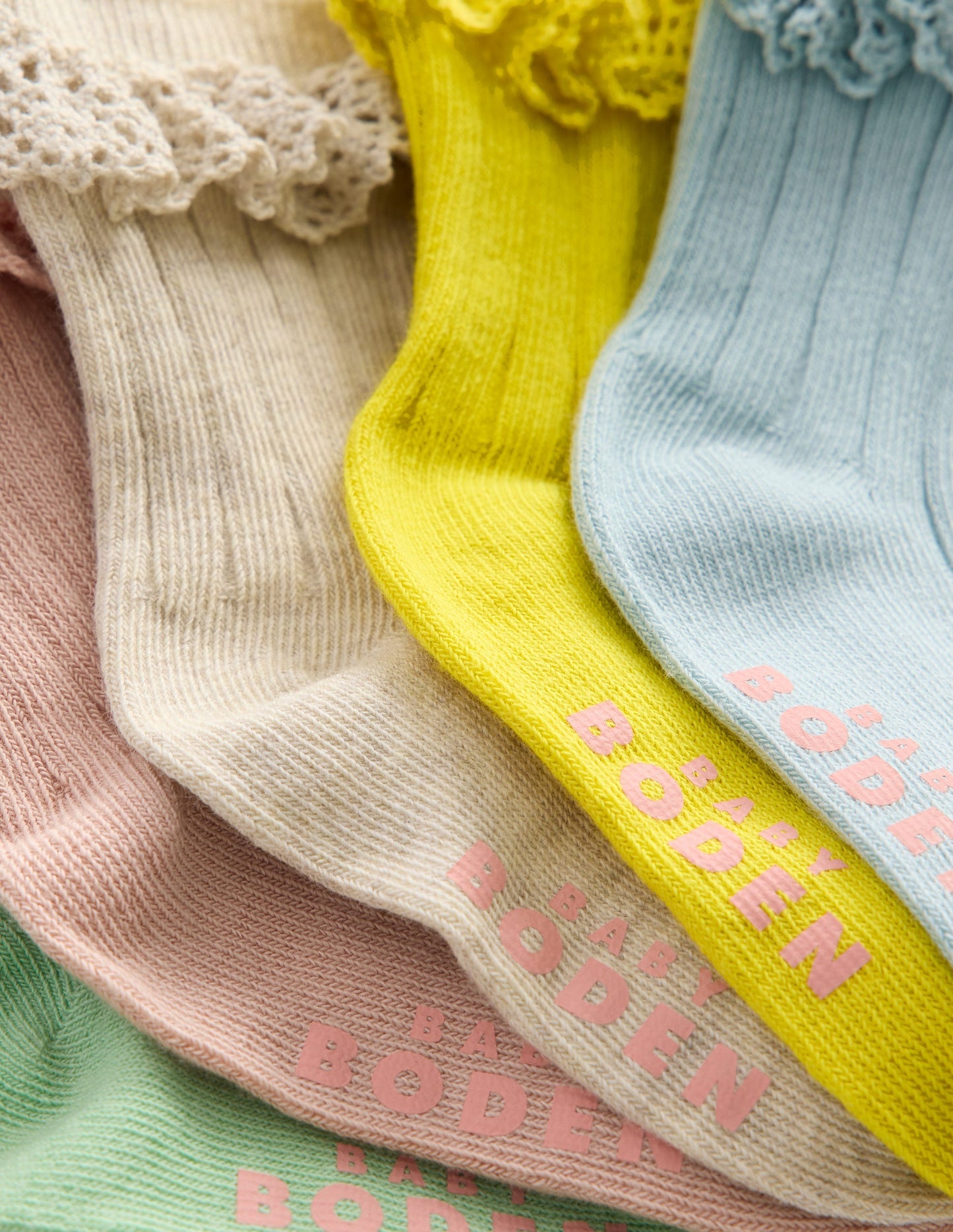 5 - Pack Baby Frilly Socks - Multi