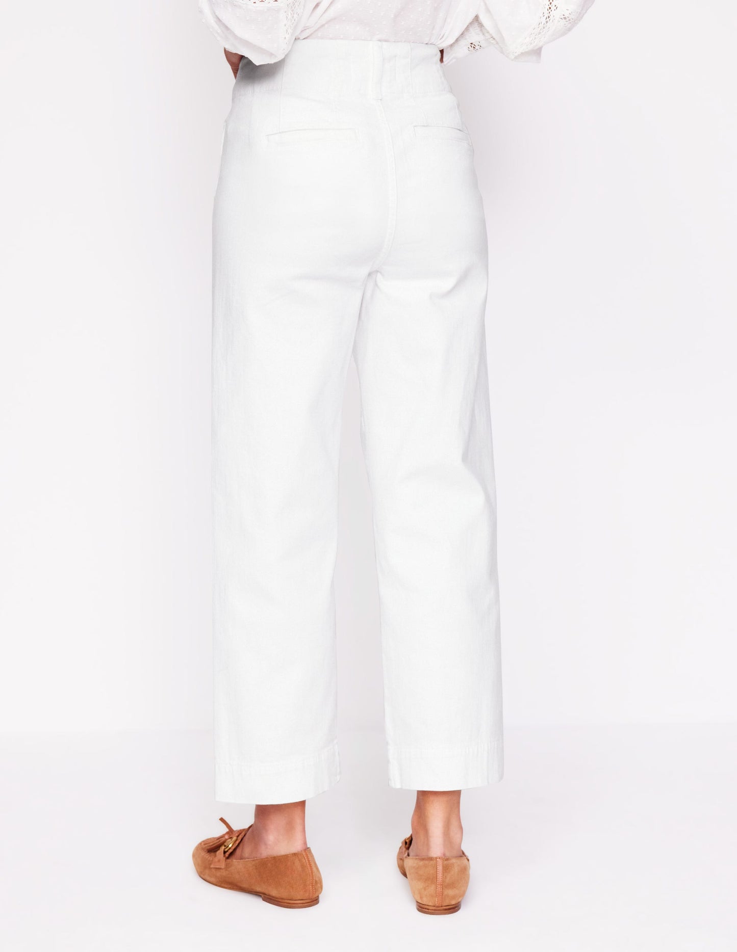 Primrose Patch Pocket Pants - White