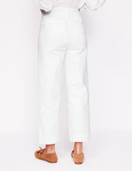 Primrose Patch Pocket Pants - White