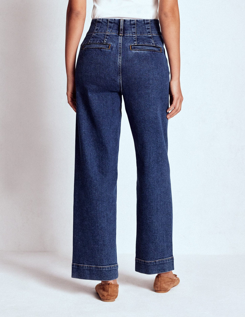 Patch Pocket Cropped Pants - Mid Vintage