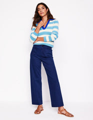 Primrose Patch Pocket Pants - Navy