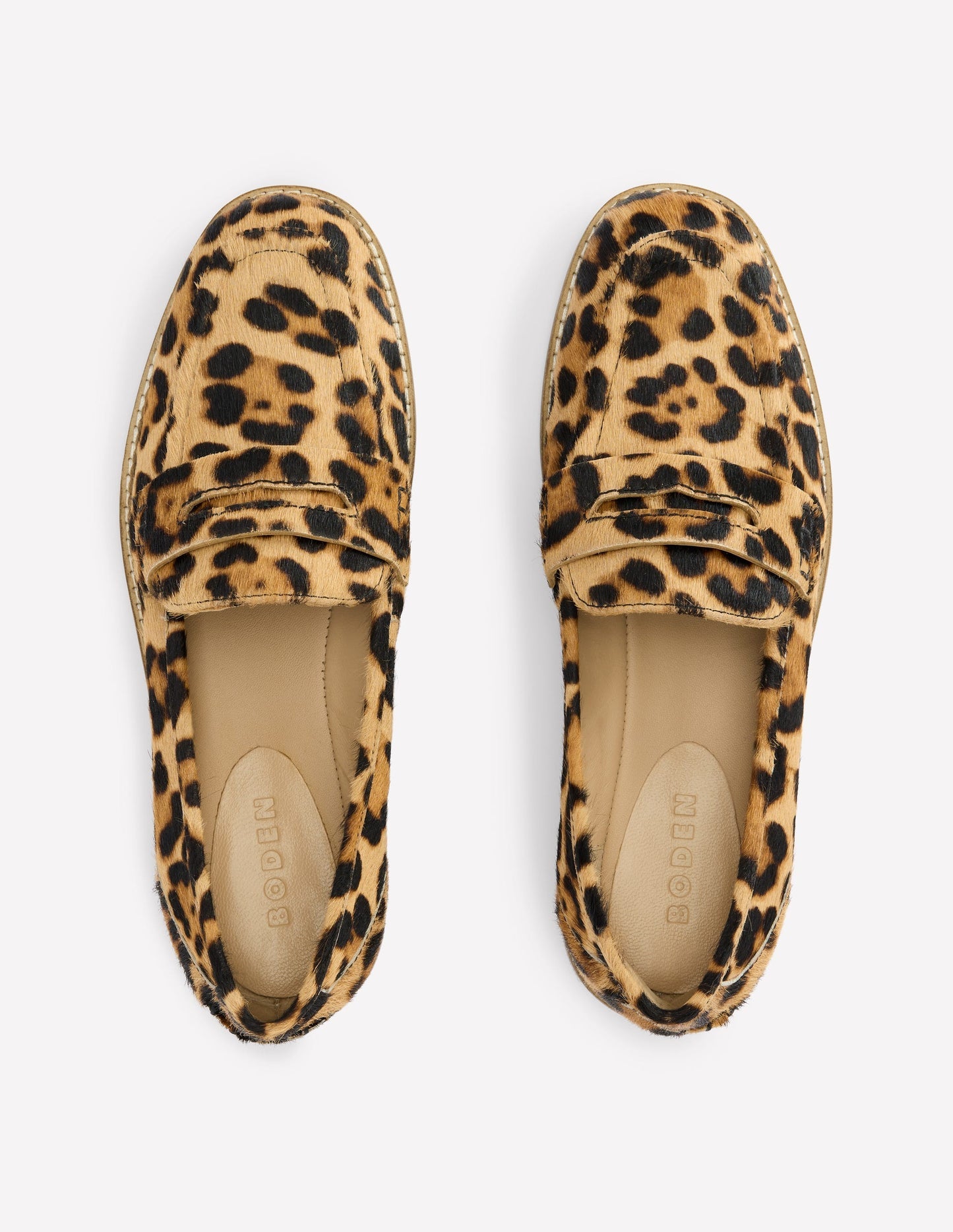 Nya Penny Loafers - Classic Leopard